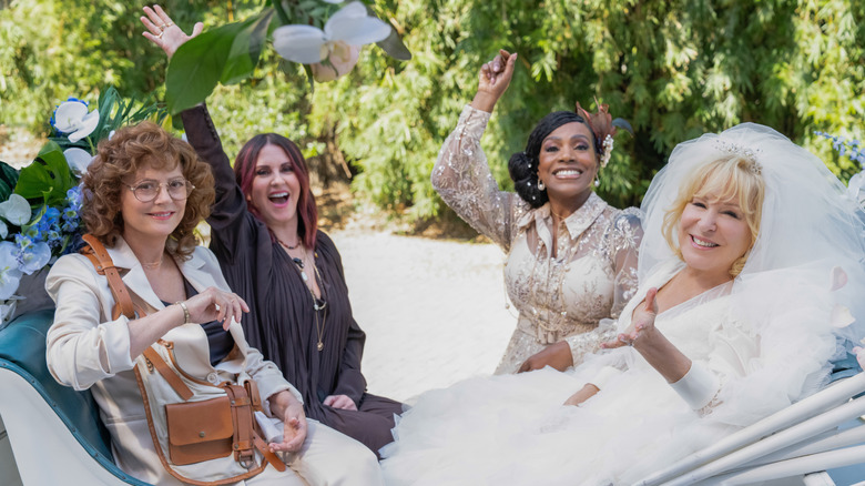 The "Fabulous Four" girls laughing in a carriage (2024)