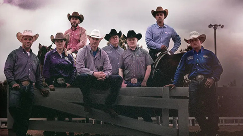 The cast of Season 1 of "The Last Cowboy" poses