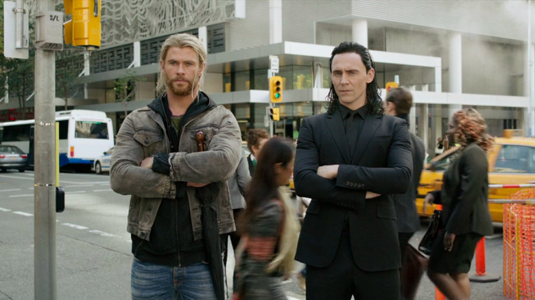 Thor Loki street arms folded