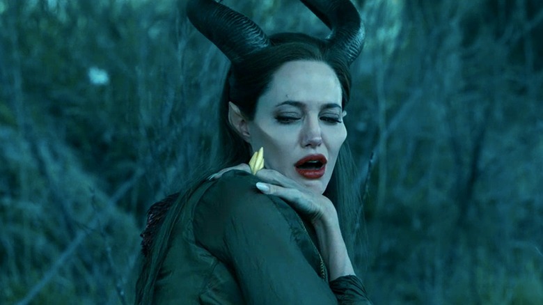 Angelina Jolie as a not-so-evil Maleficent