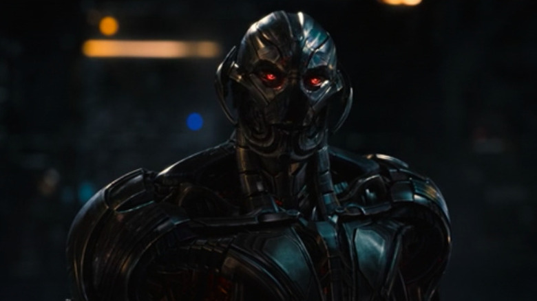 Ultron with red eyes