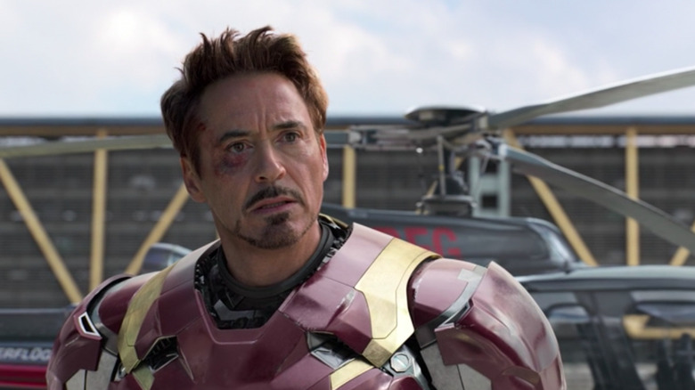 A black-eyed Tony looking frustrated