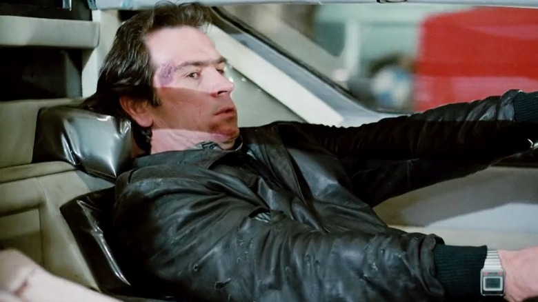 Tommy Lee Jones leans back in Black Moon Rising