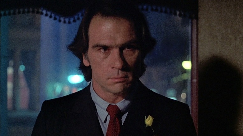 Cosmo looks angry in "Stormy Monday" (1988)