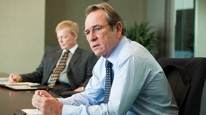 Tommy Lee Jones runs a meeting in The Company Men