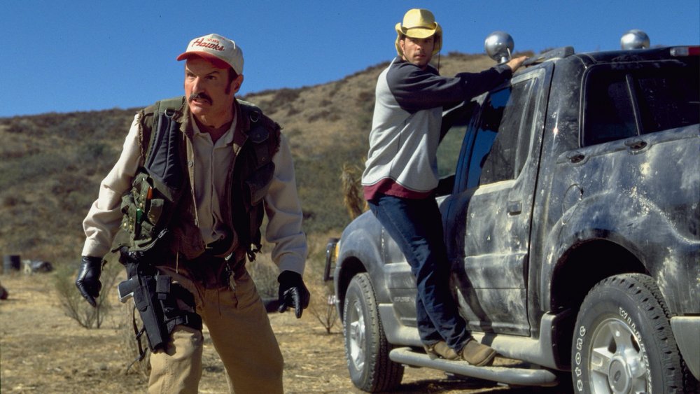 Michael Gross and Shawn Christian in Tremors 3