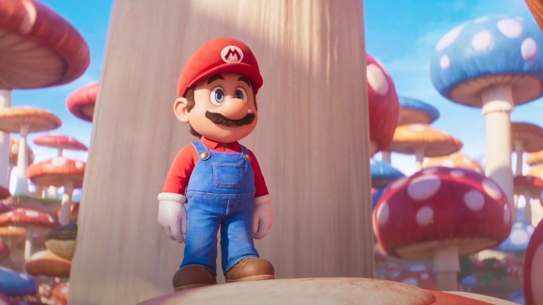 Mario arrives in the mushroom kindgom