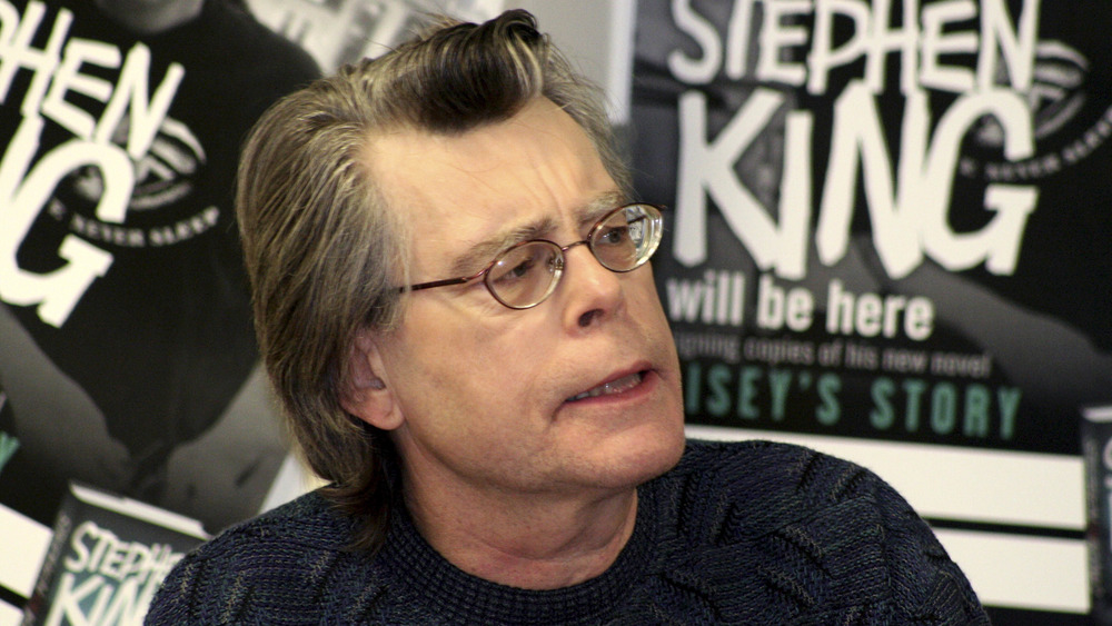 Stephen King at promotional event