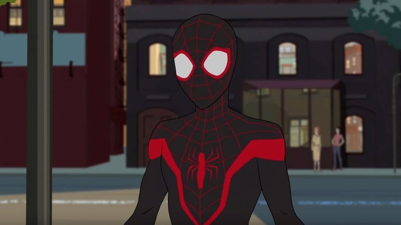 Miles Morales in the 2017 'Spider-Man' animated series