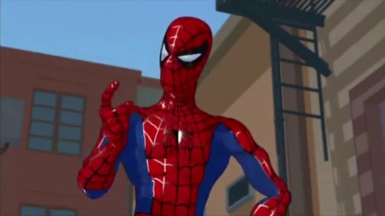 CGI Spider-Man alleyway