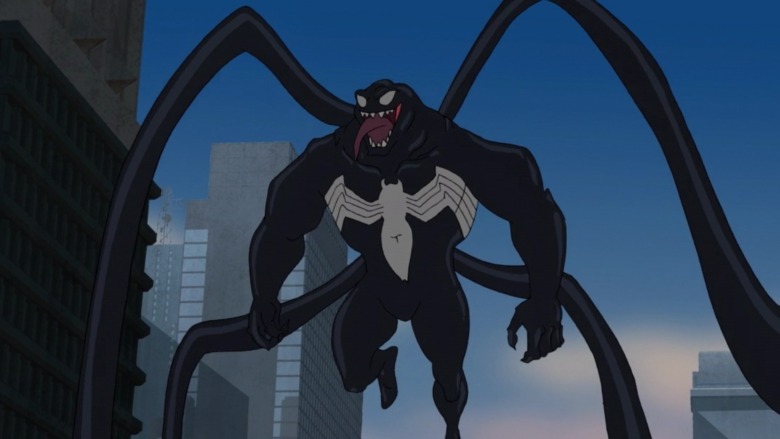 Venom with huge spider legs