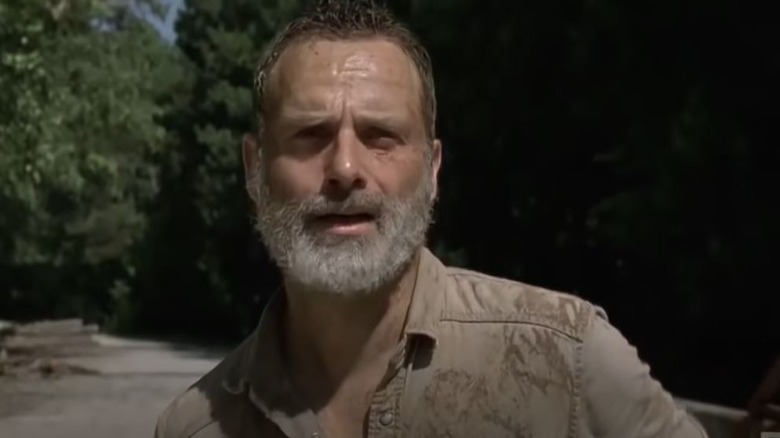 Rick Grimes looks shocked