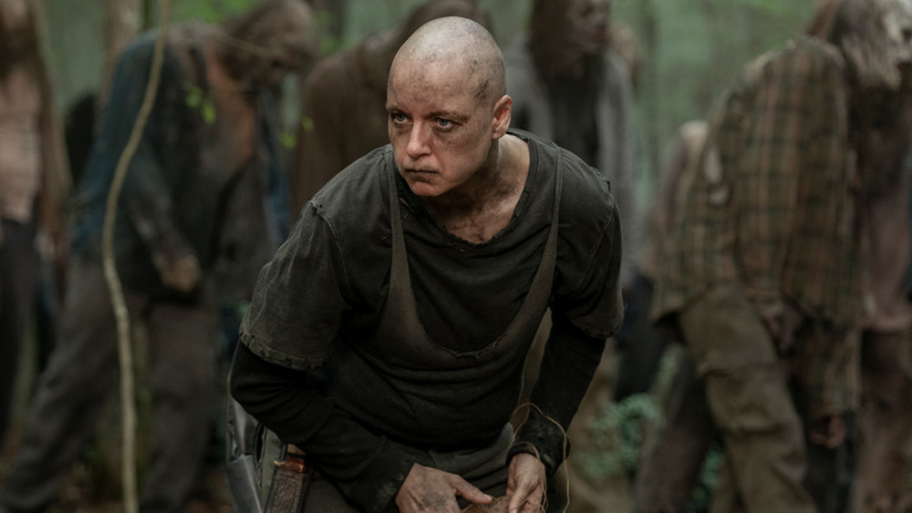 Samantha Morton as Alpha on The Walking Dead