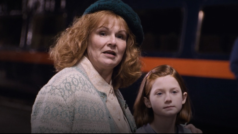 Molly Weasley with her daughter, Ginny