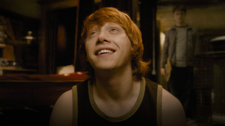 Ron Weasley under the effects of a love potion