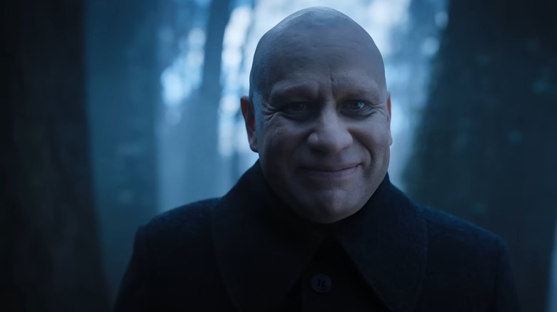 Uncle Fester smiles