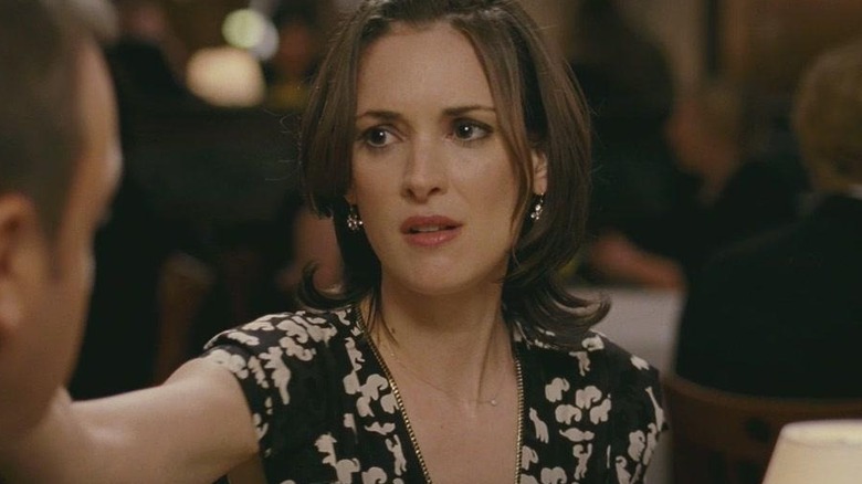 Winona Ryder at a restaurant