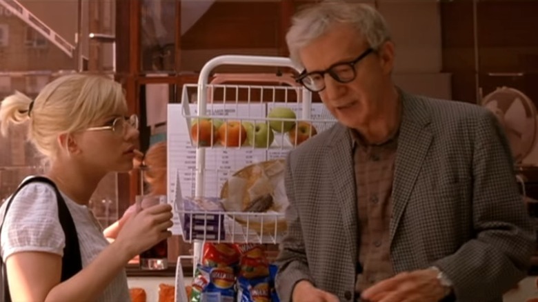 Woody Allen and Scarlett Johansson in Scoop