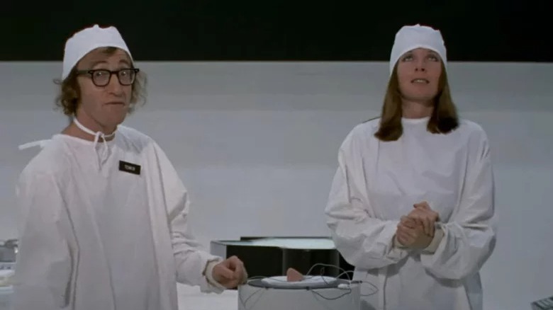 Diane Keaton and Woody Allen in Sleeper