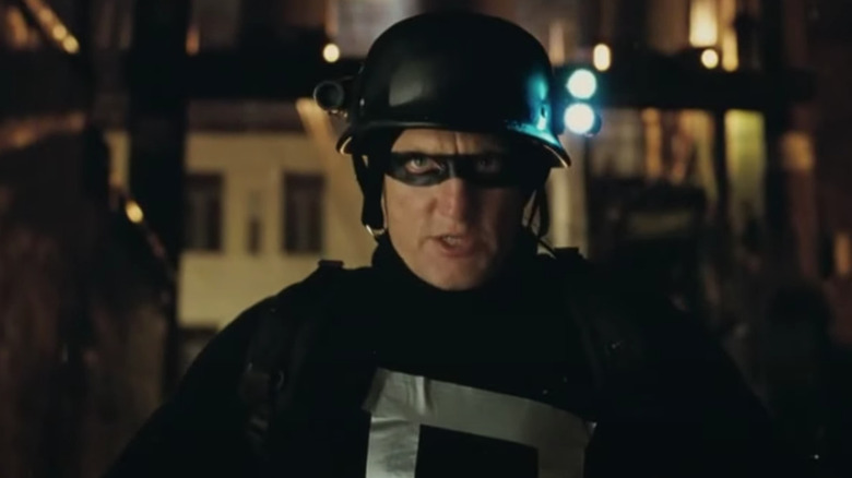 Woody Harrelson in vigilante costume