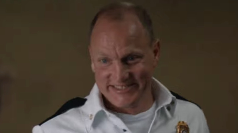 Woody Harrelson wearing police uniform