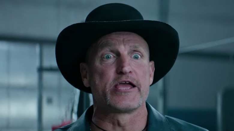 Woody Harrelson wearing cowboy hat