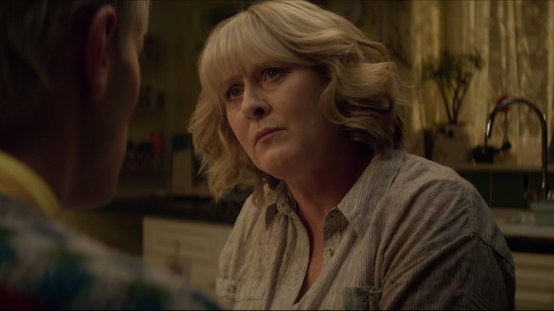 Sarah Lancashire as Jamie's mom in Everybody's Talking about Jamie