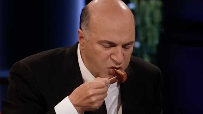 Kevin O'Leary eats Bubba's Q on Shark Tank