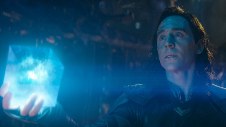 Loki with the Tesseract