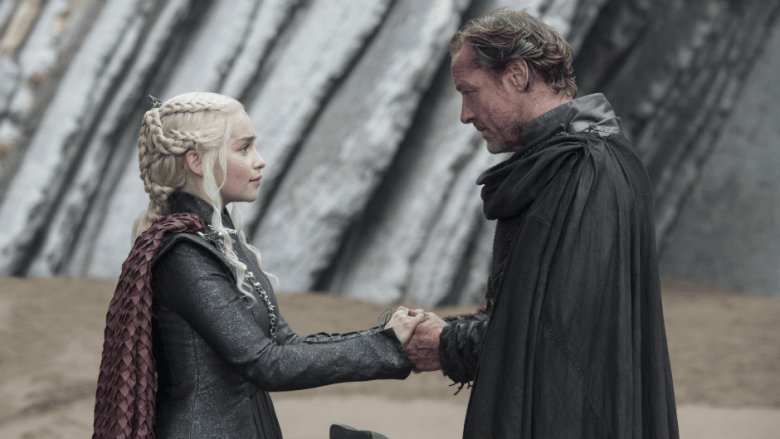 Jorah Mormont and Daenerys Targaryen