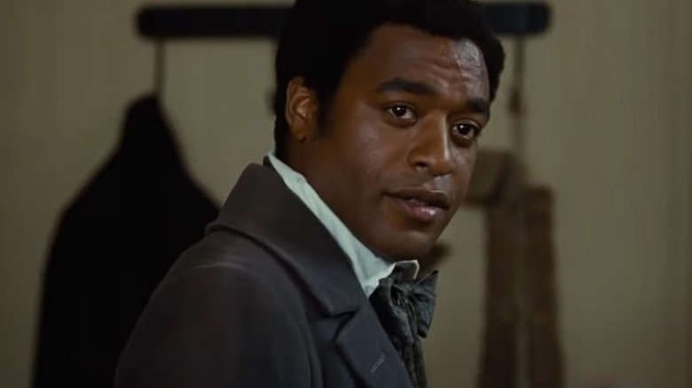 Solomon Northup staring