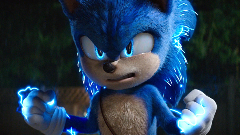 Sonic with electricity 