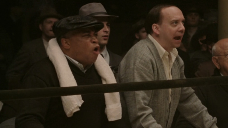 Ron Canada and Paul Giamatti in "Cinderella Man"