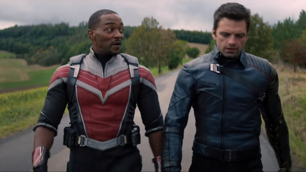 Falcon and Winter Soldier walking