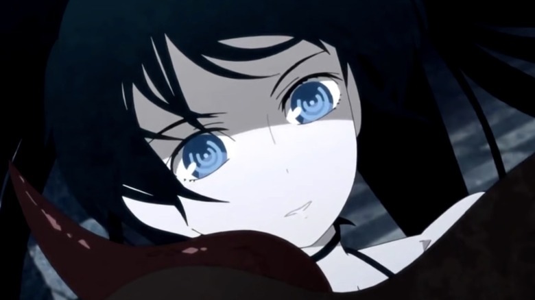 Black Rock shooter blue eyes