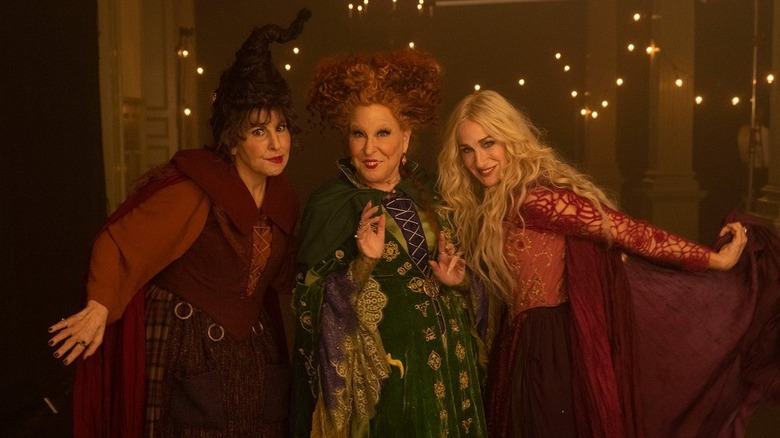 Kathy Najimi Bette Midler and Sarah Jessica Parker in Hocus Pocus 2