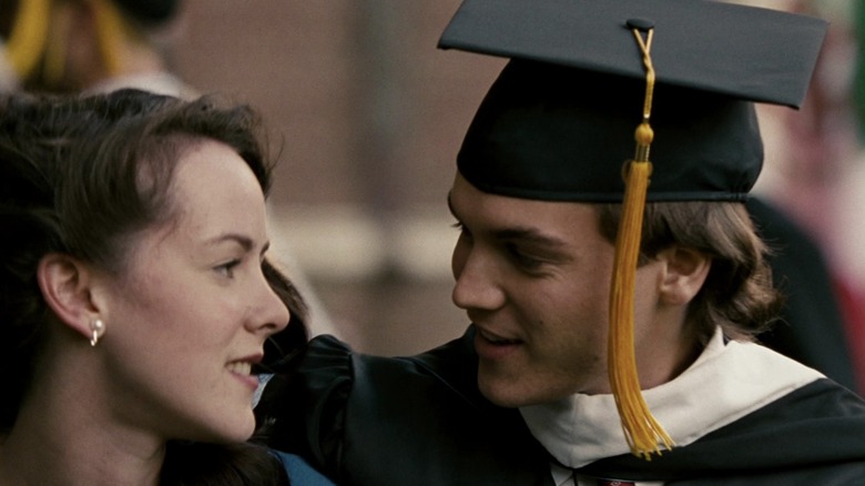 Carine and Chris at his graduation