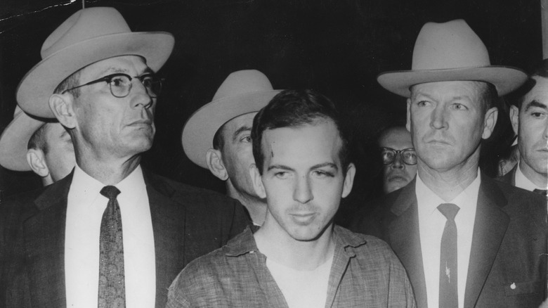 Oswald in police custody