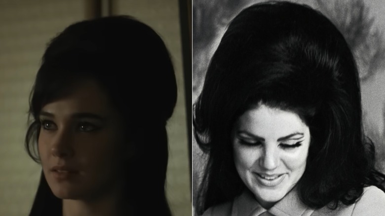 Priscilla's hair in movie and reality