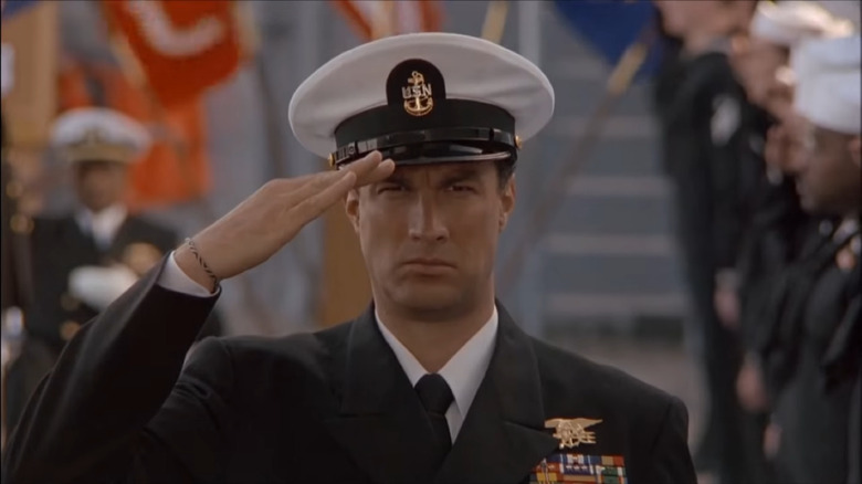 Casey Ryback saluting