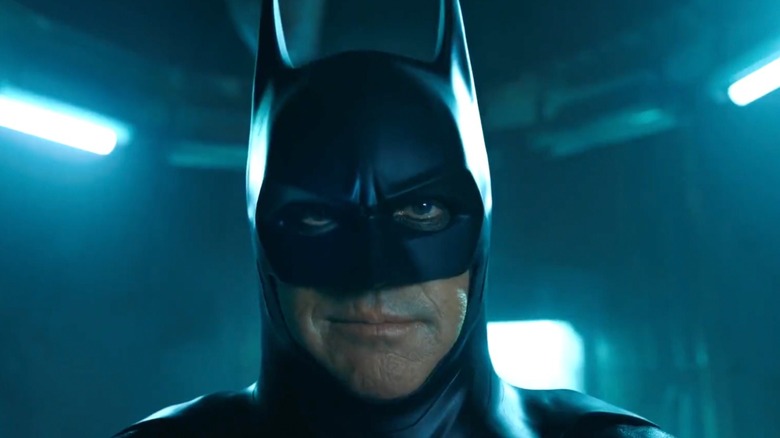 Batman smirking in close-up