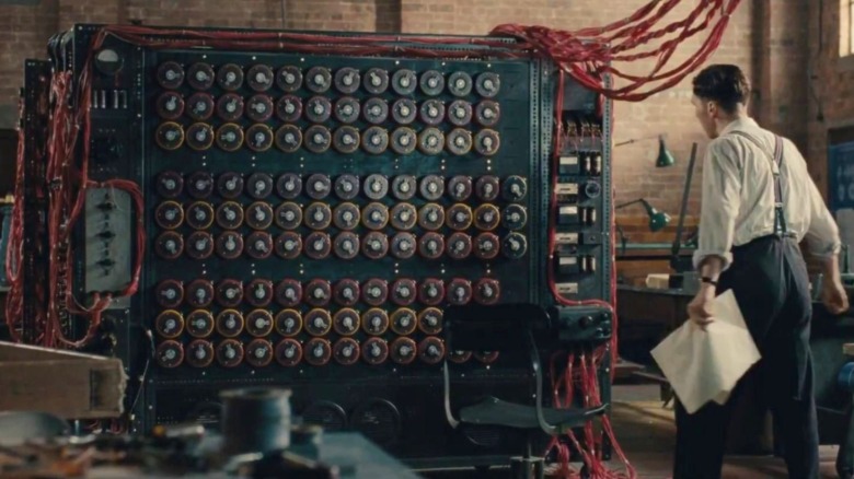 Machine Christopher (aka the Bombe) in The Imitation Game