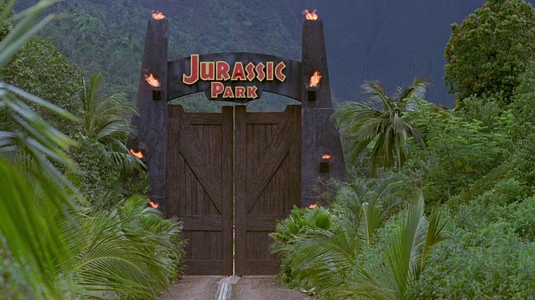 The gates of Jurassic Park