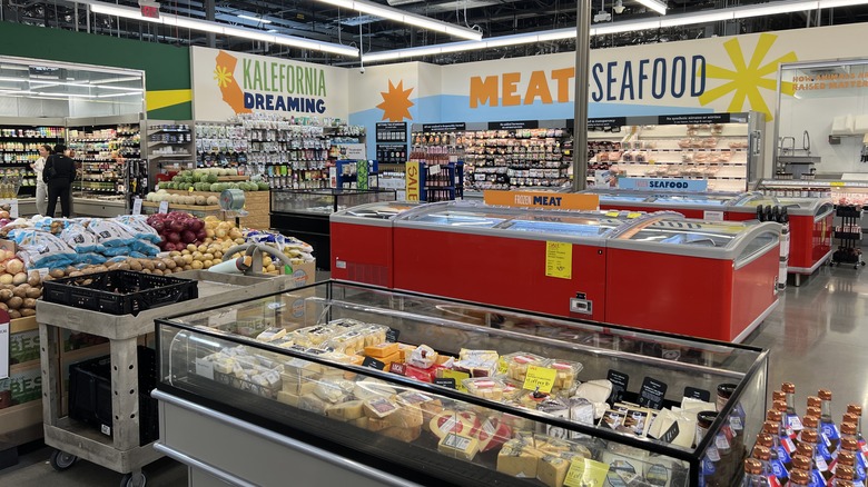 Grocery store interior