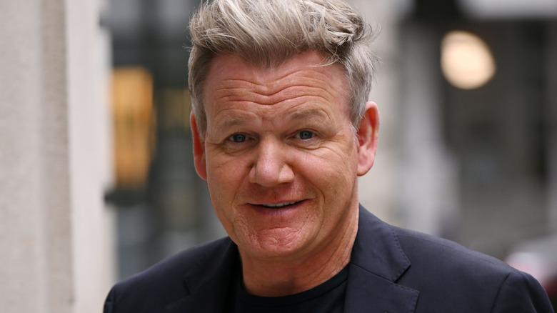 Gordon Ramsay smiling