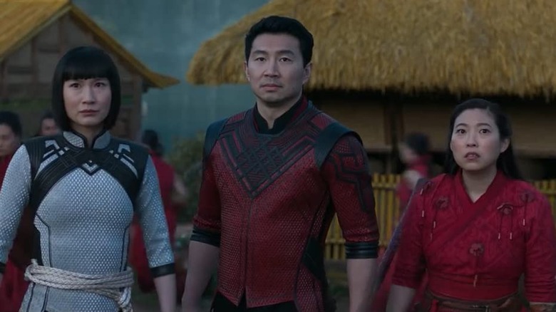 Xu, Shang-Chi, and Katy prepare for battle