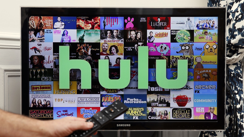 TV remote Hulu logo 