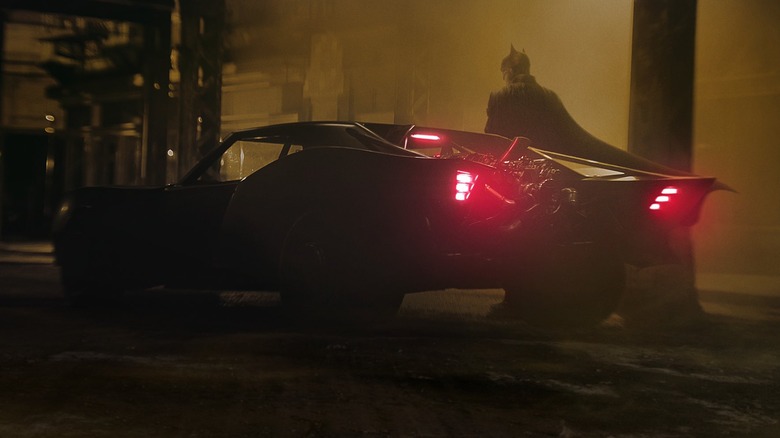 Promo photo of the Batmobile in The Batman