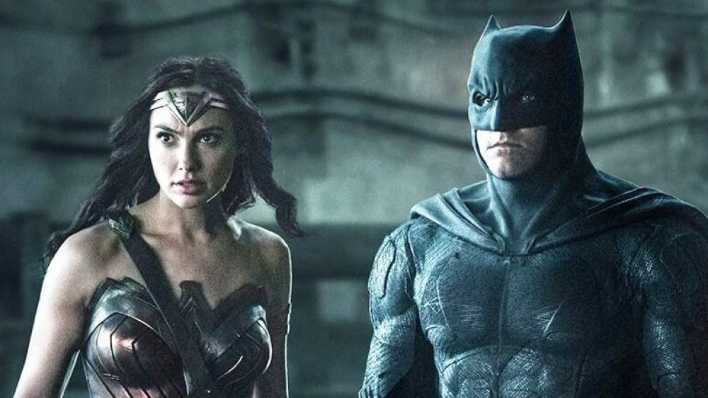 Gal Gadot and Ben Affleck in Justice League