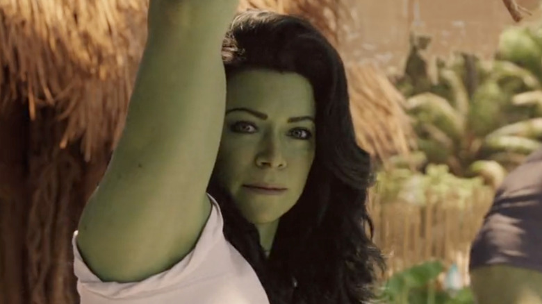 Tatiana Maslany in "She-Hulk: Attorney at Law"